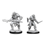 WIZKIDS/NECA D&DNMUM: Bugbear Barbarian Male & Bugbear Rogue Female W15