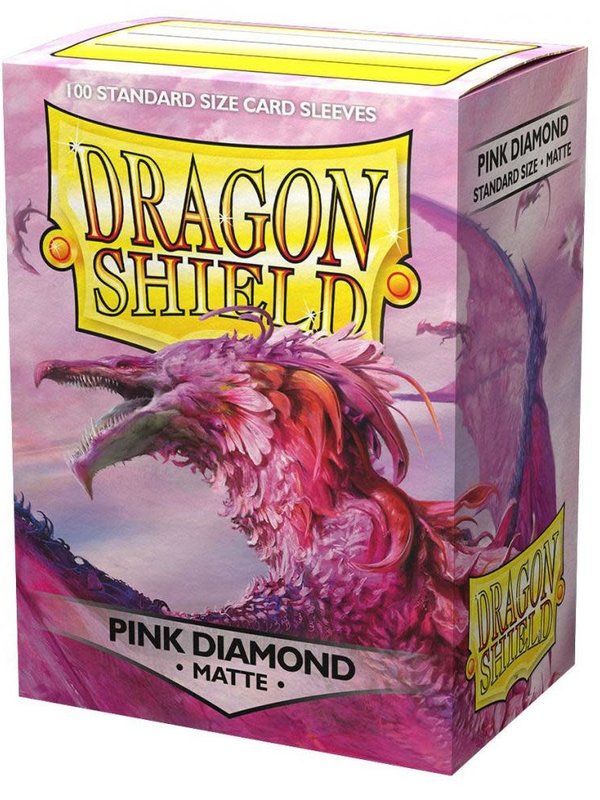 Arcane Tinmen Dragon Shield: Pink Diamond Matte (100)
