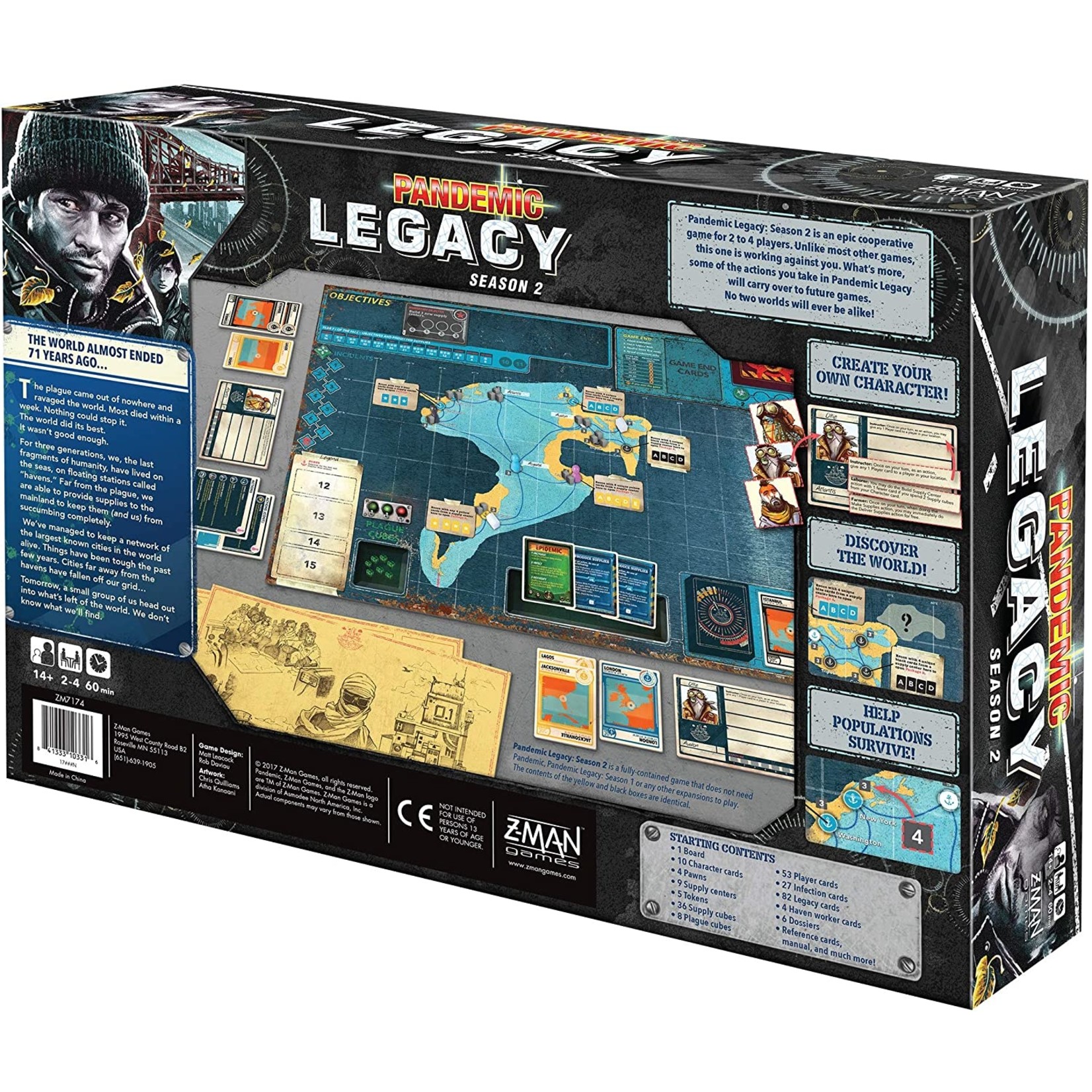 ZMan Games Pandemic: Legacy Season 2 - Black