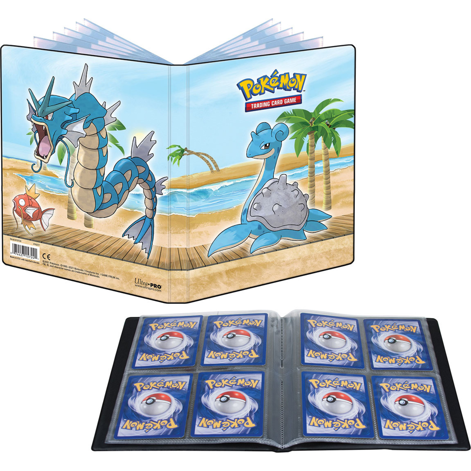 Ultra Pro Pokemon Gallery Series Seaside 4-Pocket Portfolio