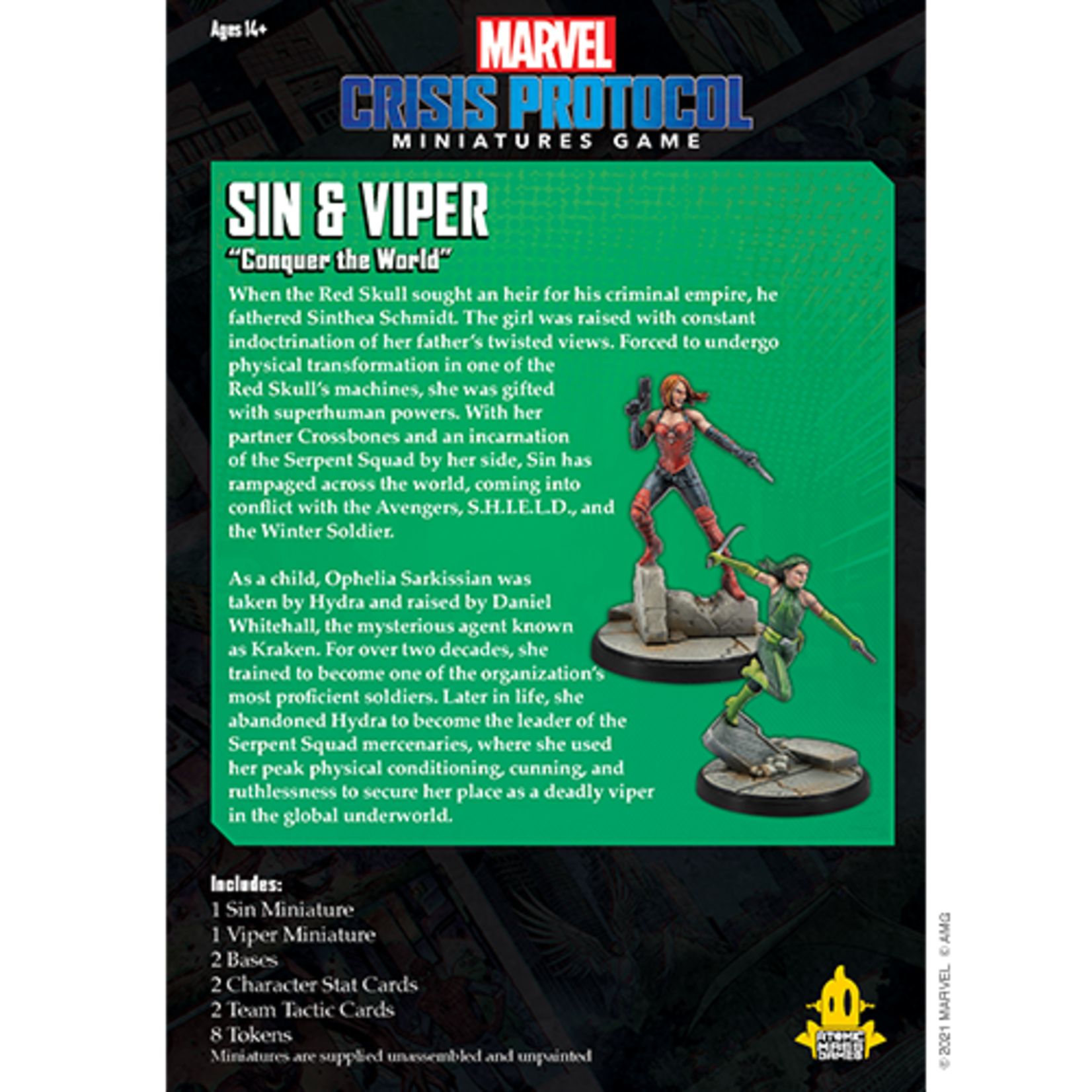 Atomic Mass Games MCP Sin and Viper Character Pack