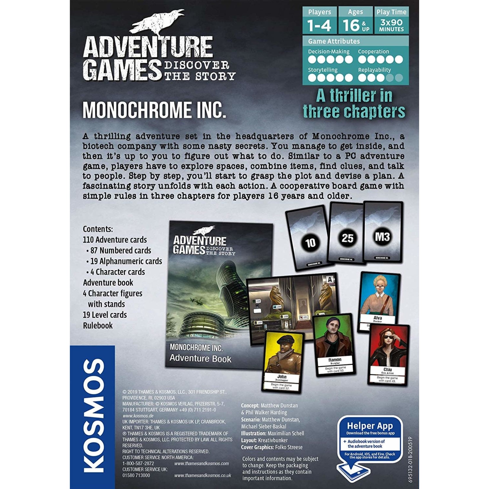 Thames & Kosmos Adventure Games Monochrome Inc