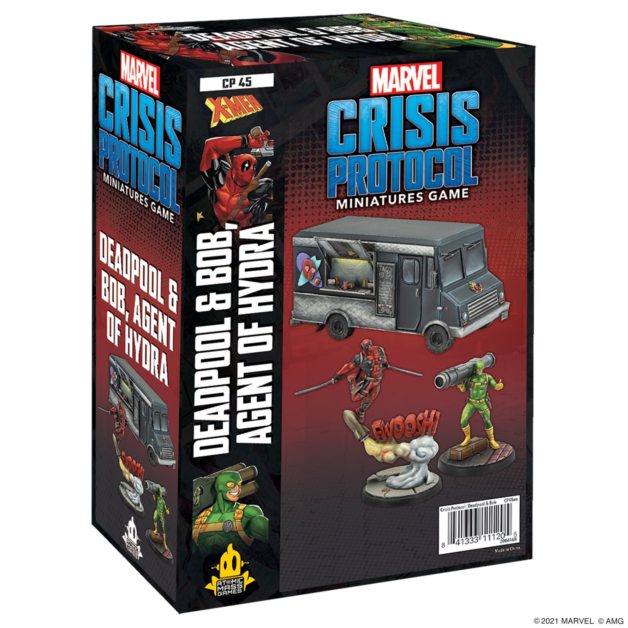 Marvel Crisis Protocol: Deadpool & Bob, Agent of Hydra Character Pack - Recess Games LLC