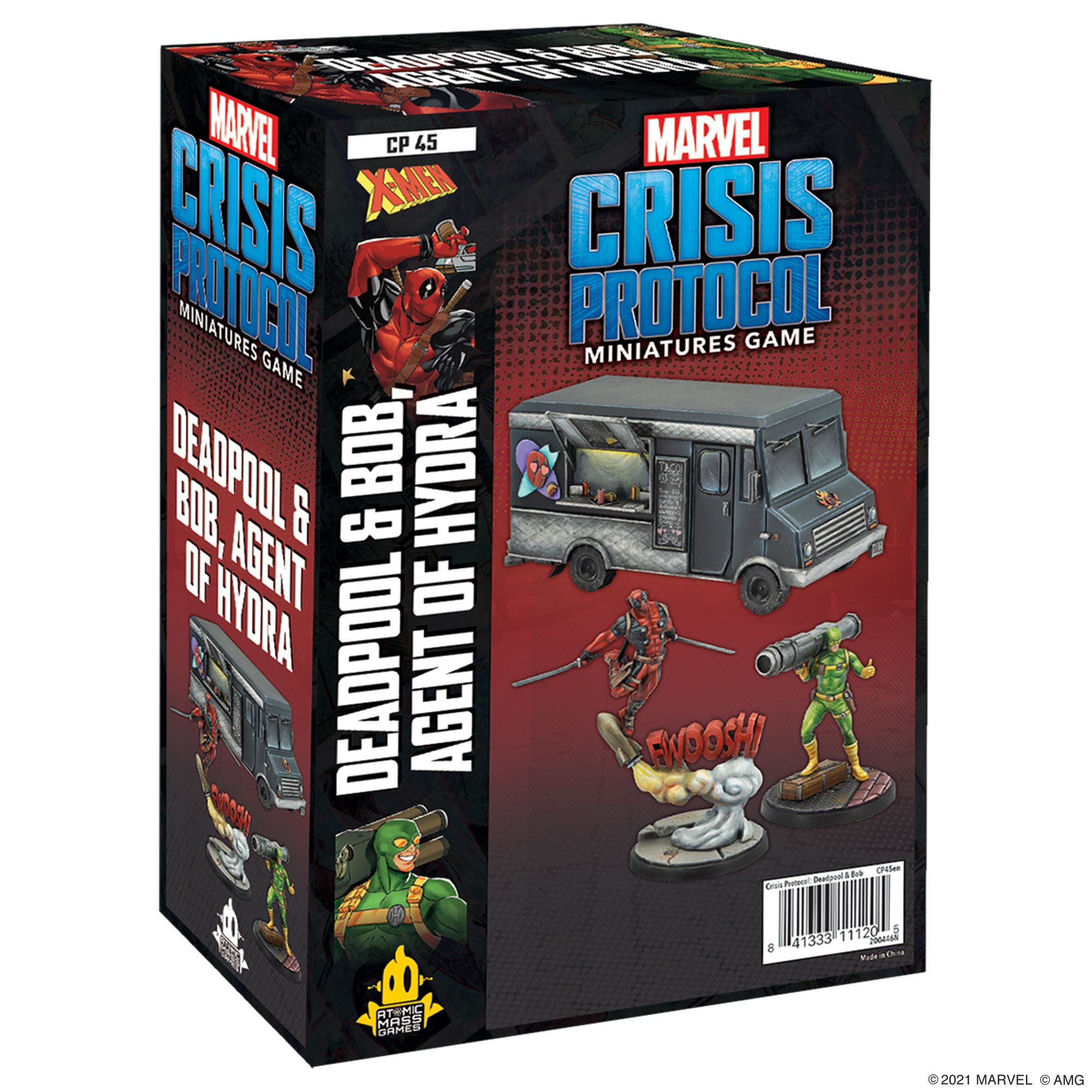 Marvel Crisis Protocol: Deadpool & Bob, Agent of Hydra Character Pack -  Recess Games LLC