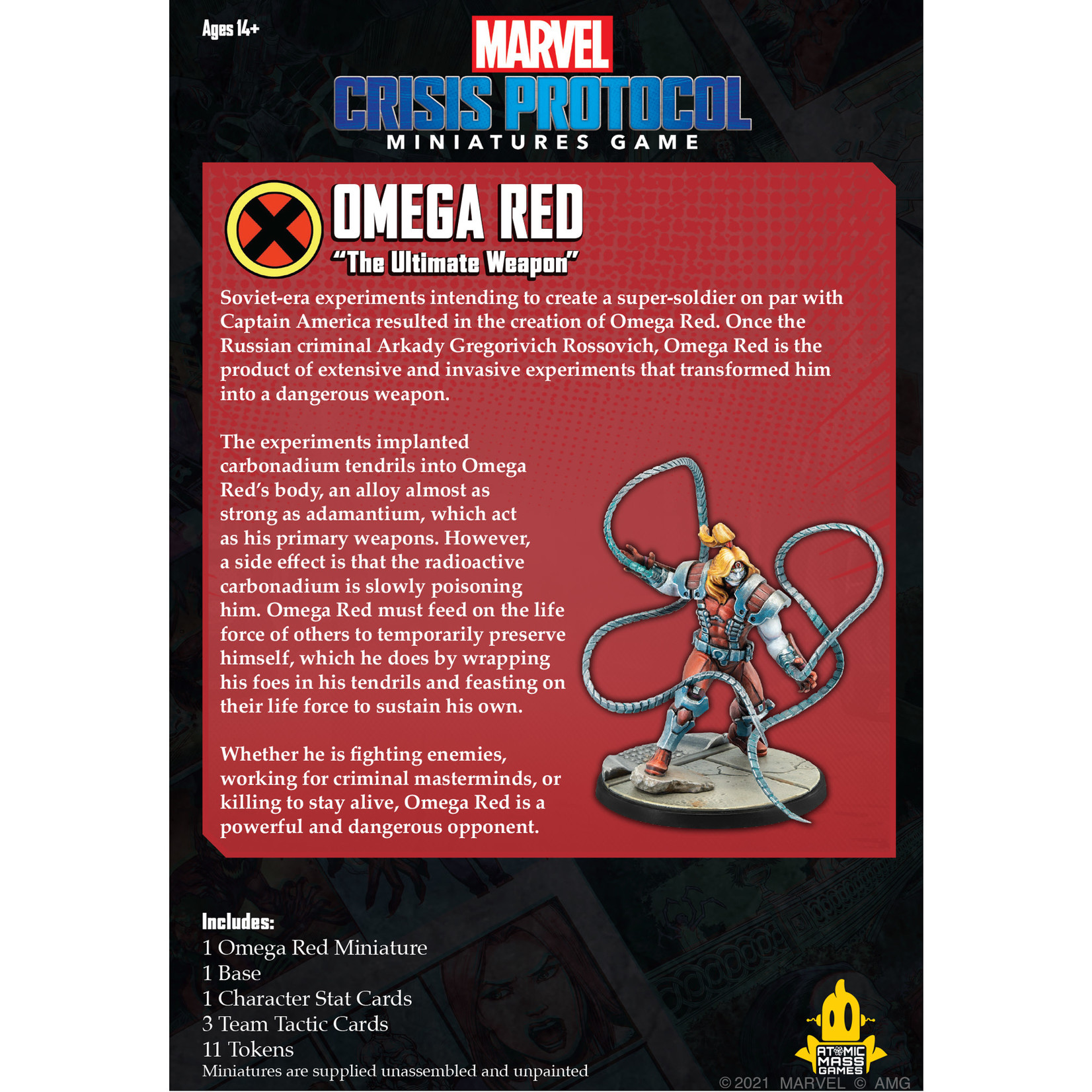 Atomic Mass Games Marvel: Crisis Protocol Omega Red Character Pack