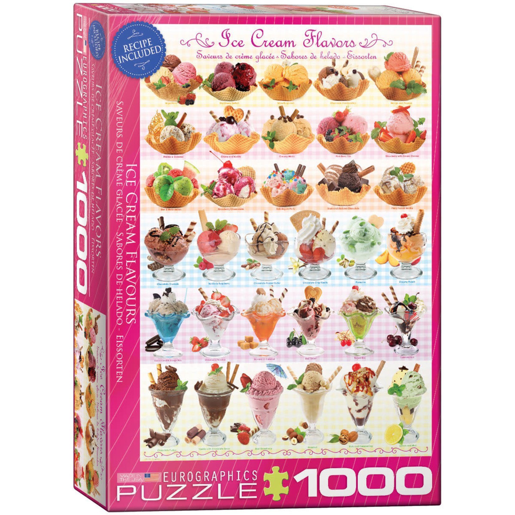 EuroGraphics Ice Cream Flavours 1000pc