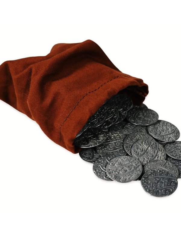 Sierra Madre Games Pax Pamir 2E Metal Coins & Cloth Bag