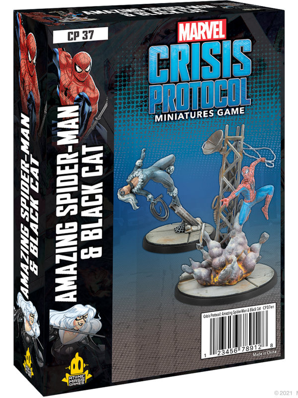 Atomic Mass Games MCP Amazing Spider-Man & Black Cat Character Pack