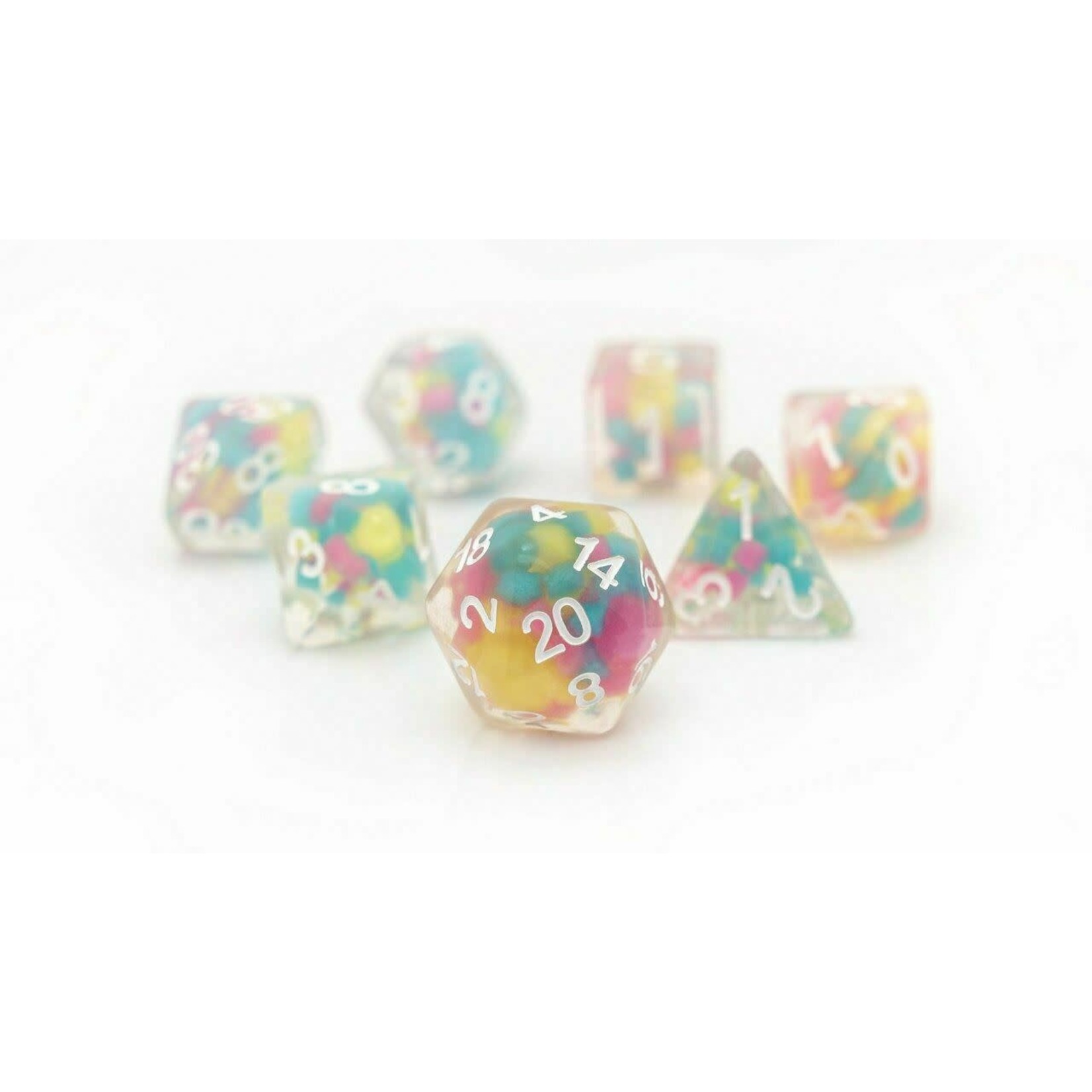 Sirius Dice RPG Dice Set (7) Lucky Charm Glowworm