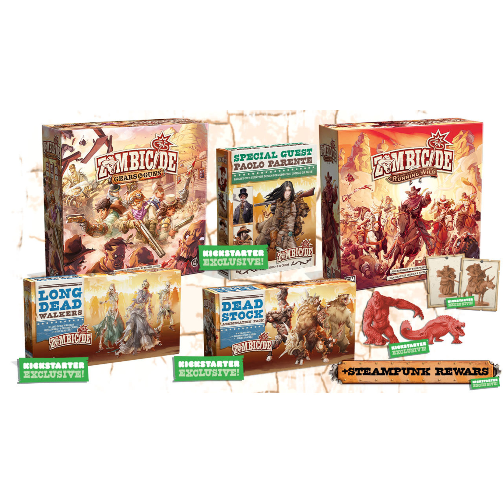 Copy Of Zombicide Undead Or Alive Full Steam Bundleks Recess Games Llc