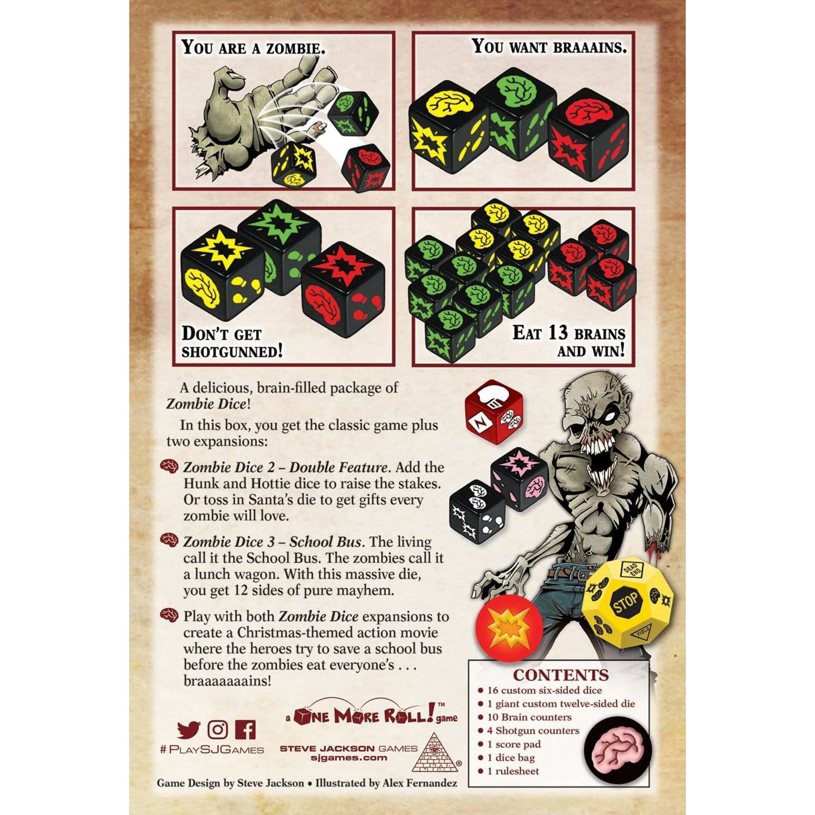 Double Feature for sale online Steve Jackson Games Zombie Dice 2 Double Feature for sale online Steve Jackson Games Zombie Dice 2