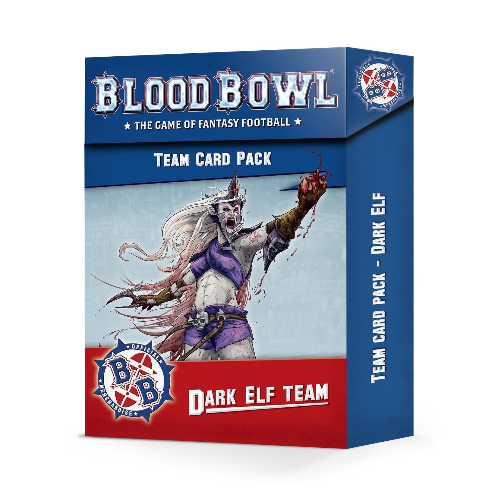 Games Workshop Blood Bowl Dark Elf Team Cards Pack