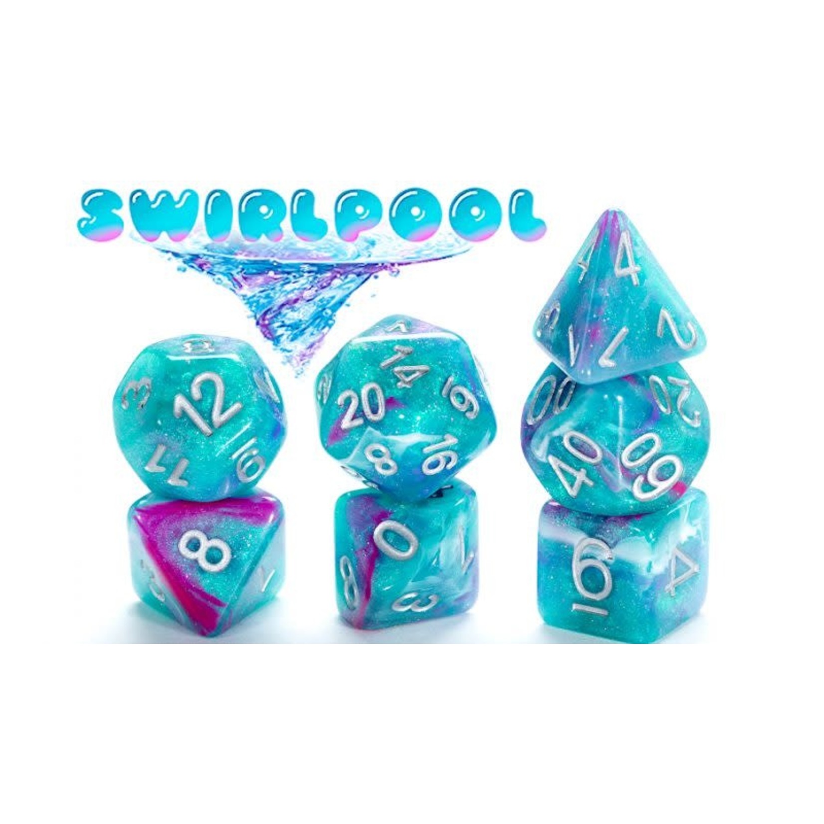 Gate Keeper Games Aether Dice Swirlpool d7 set