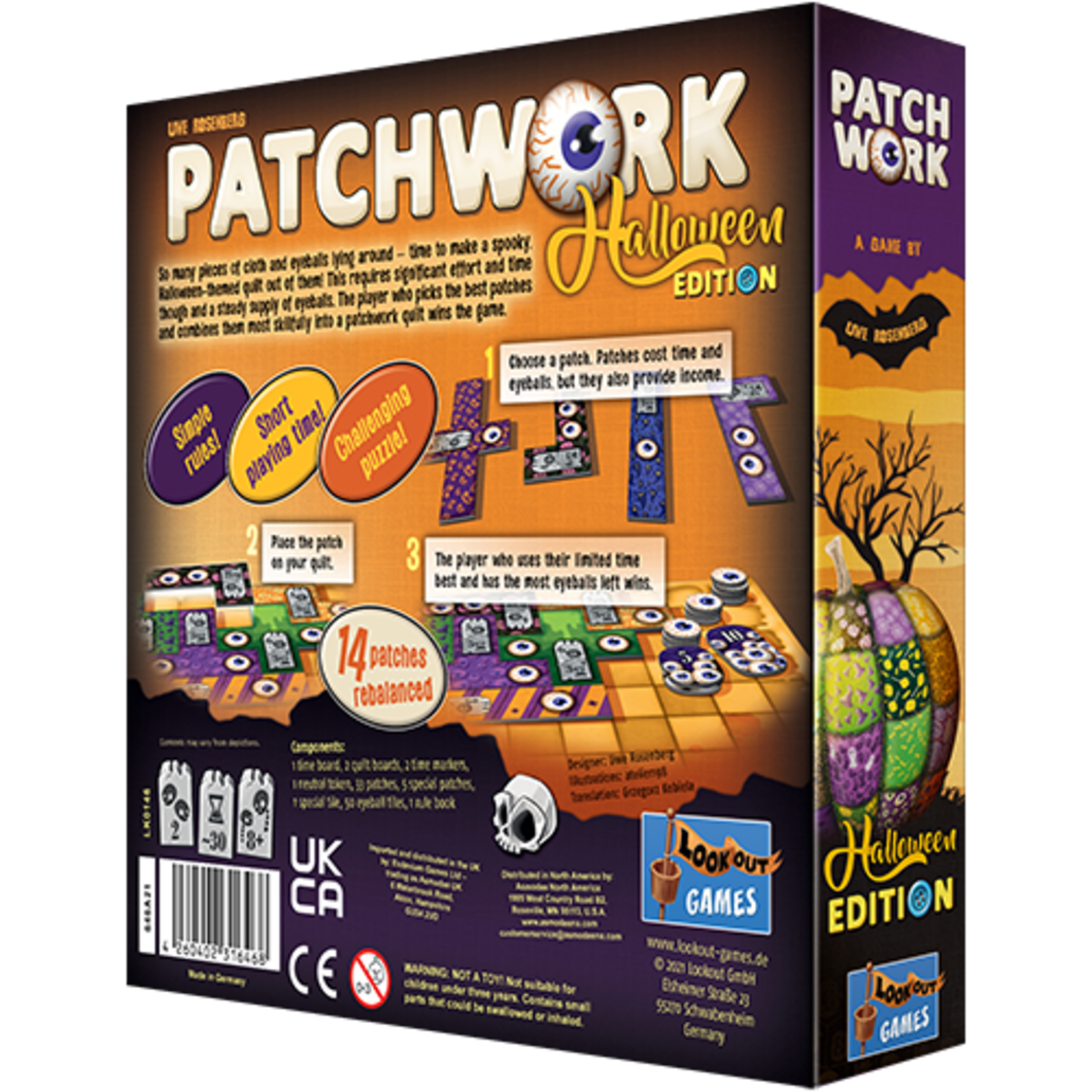 Lookout Games Patchwork Halloween Edition