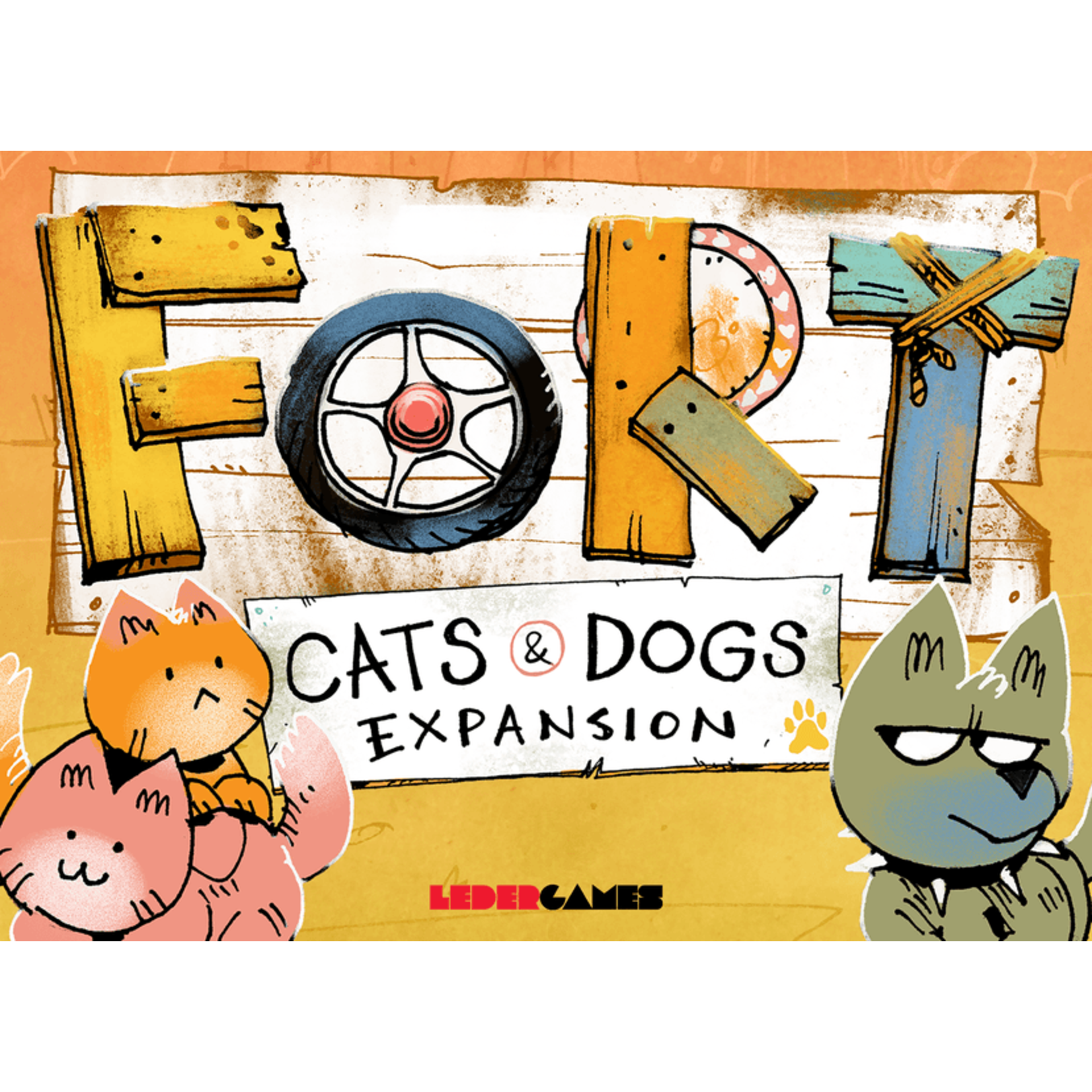 Leder Games Fort Cats & Dogs Expansion