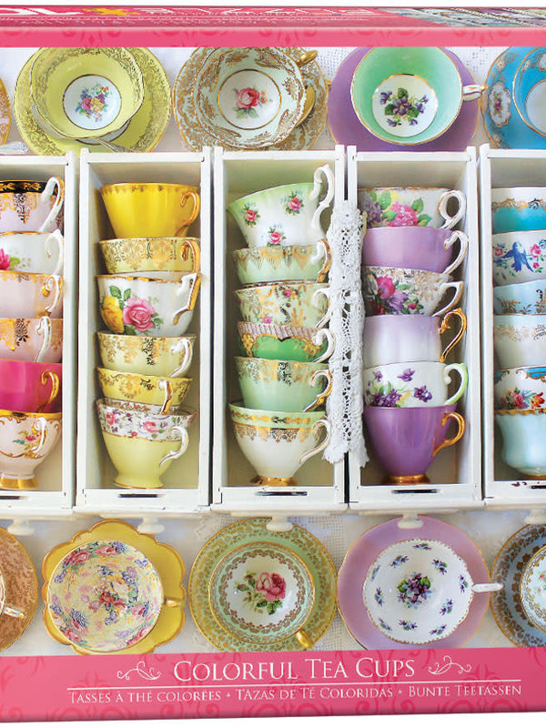 EuroGraphics Colorful Tea Cups 1000pc