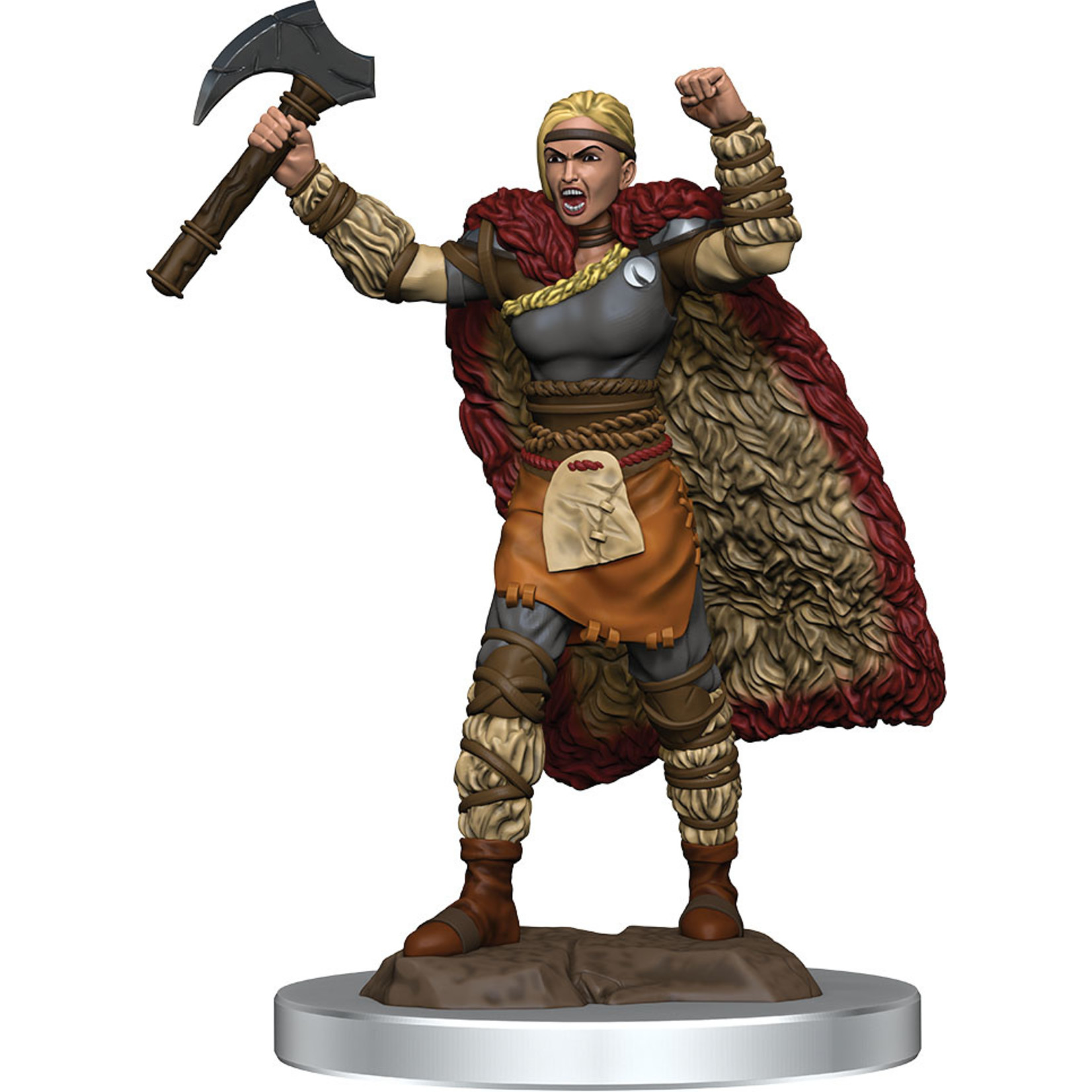 WIZKIDS/NECA D&D Icons of the Realms Premium Female Human Barbarian W7