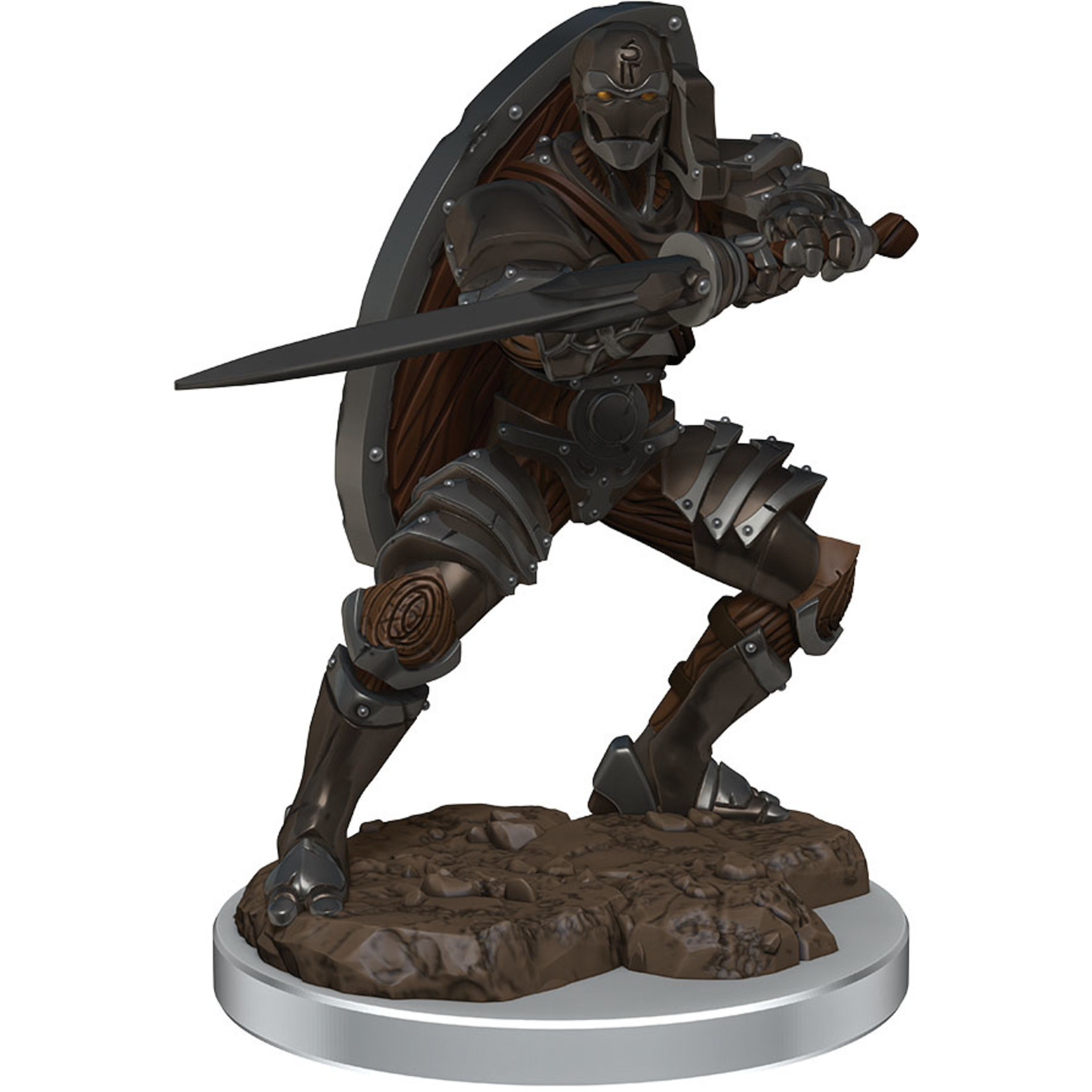 WIZKIDS/NECA D&D Icons of the Realms Premium Male Warforged Fighter W7