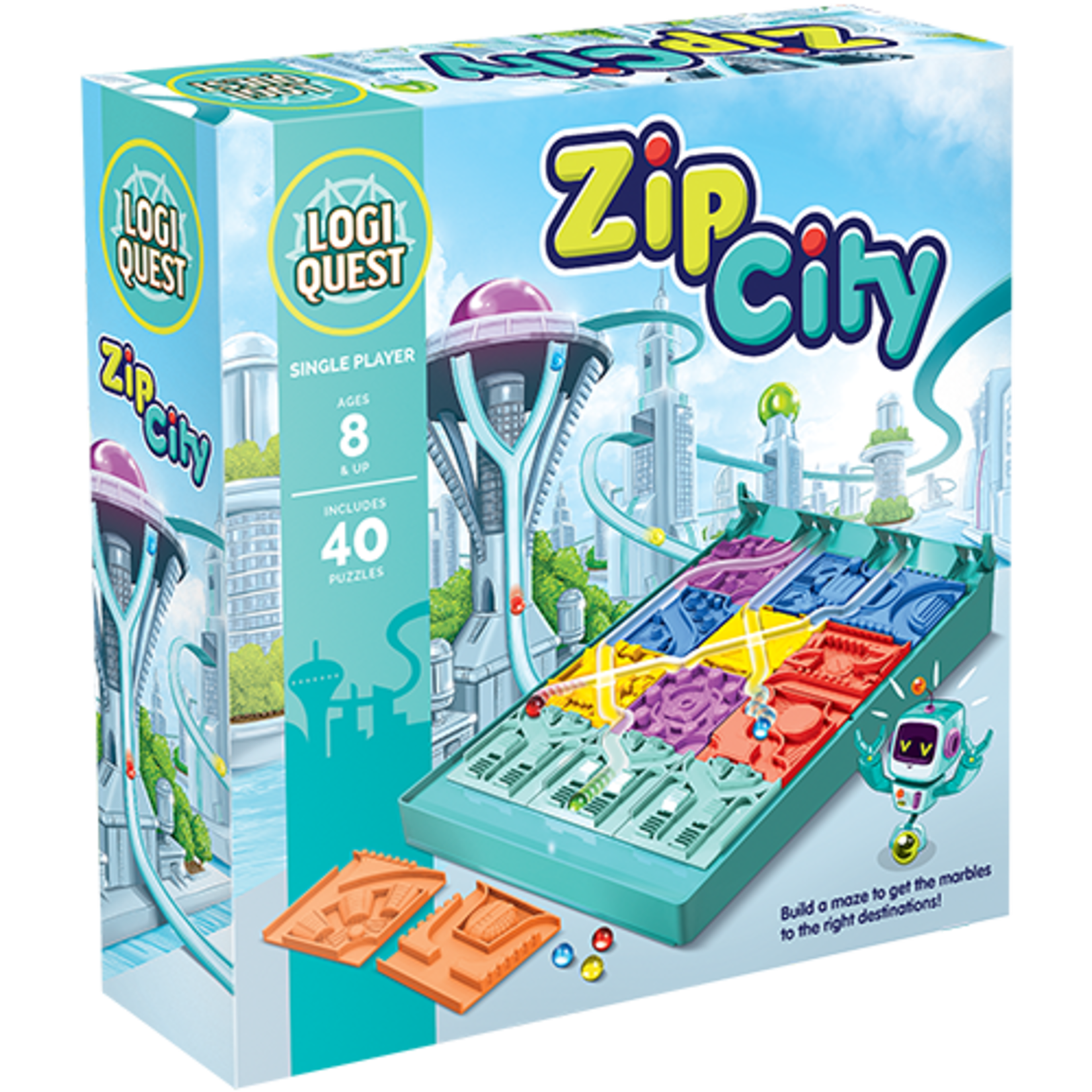 Mixlore LogiQuest Zip City Logic Puzzle