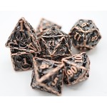 Foam Brain Games Copper Chained Dragon Hollow Metal Dice Set