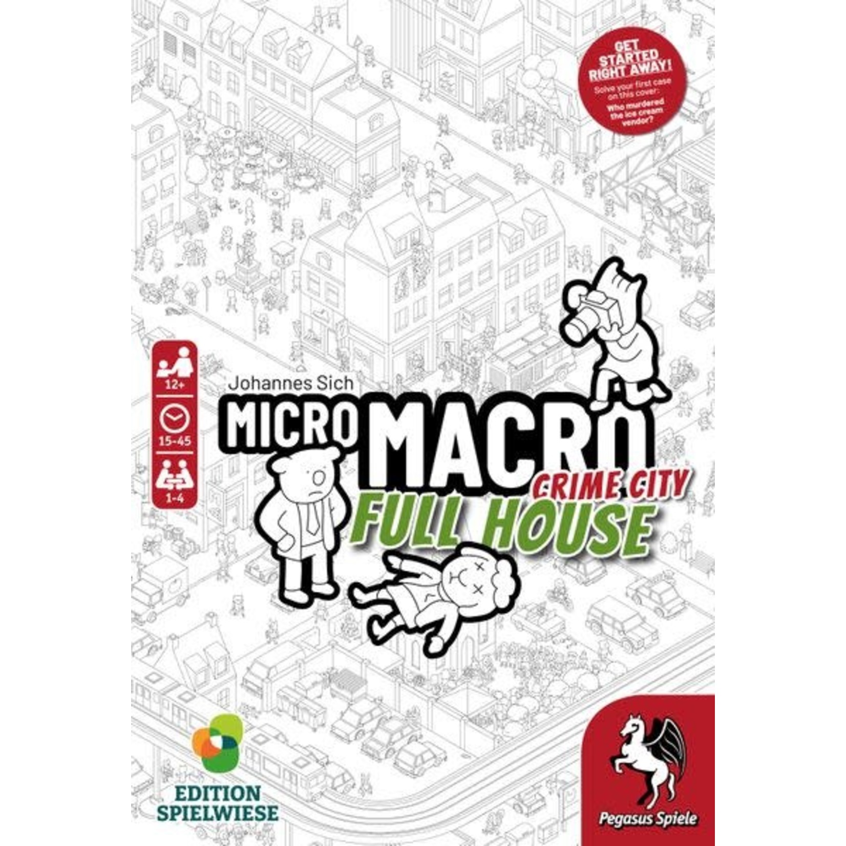 Pegasus Spiele MicroMacro Crime City 2 Full House