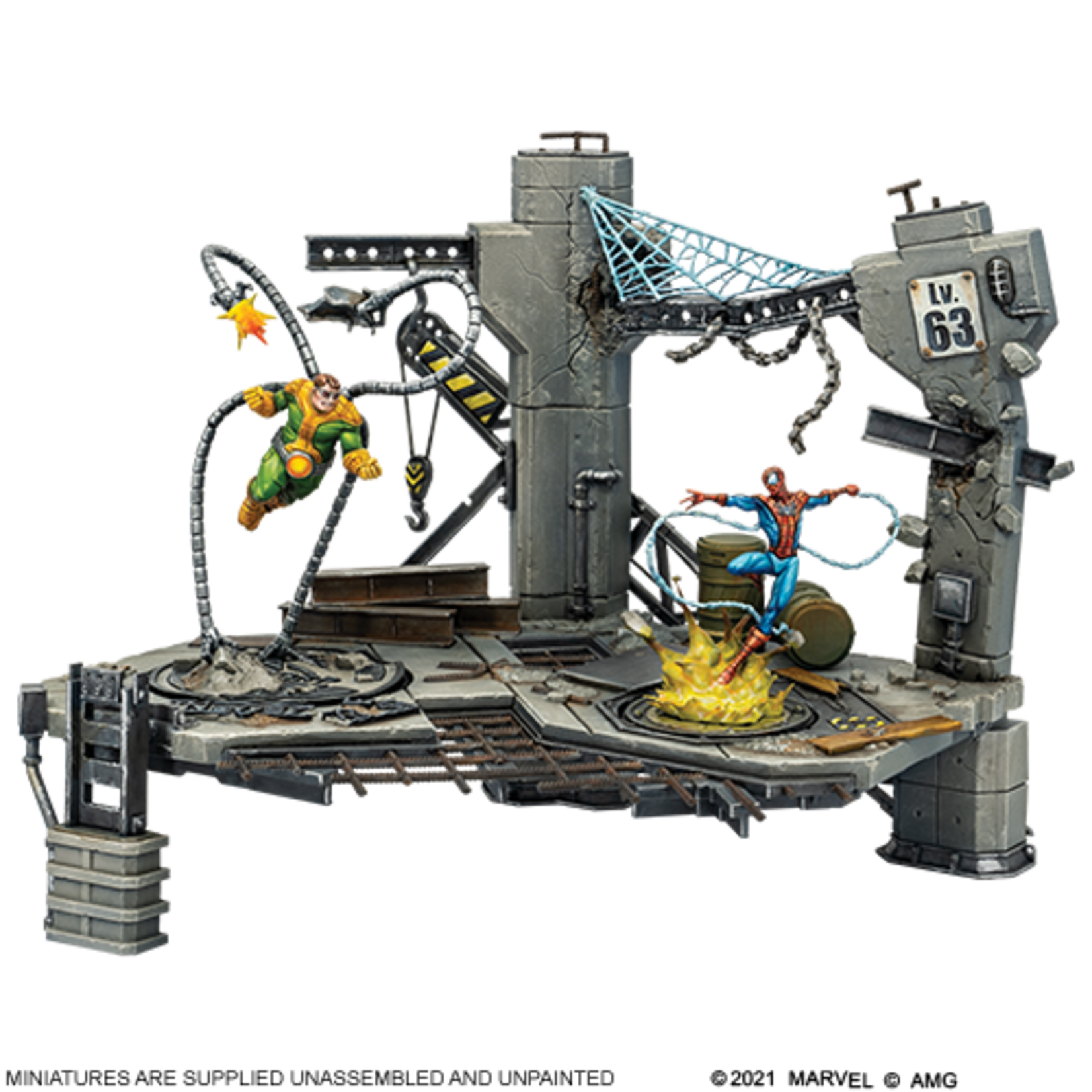 Atomic Mass Games MCP Rival Panels Spider-Man vs Doctor Octopus Character Pack