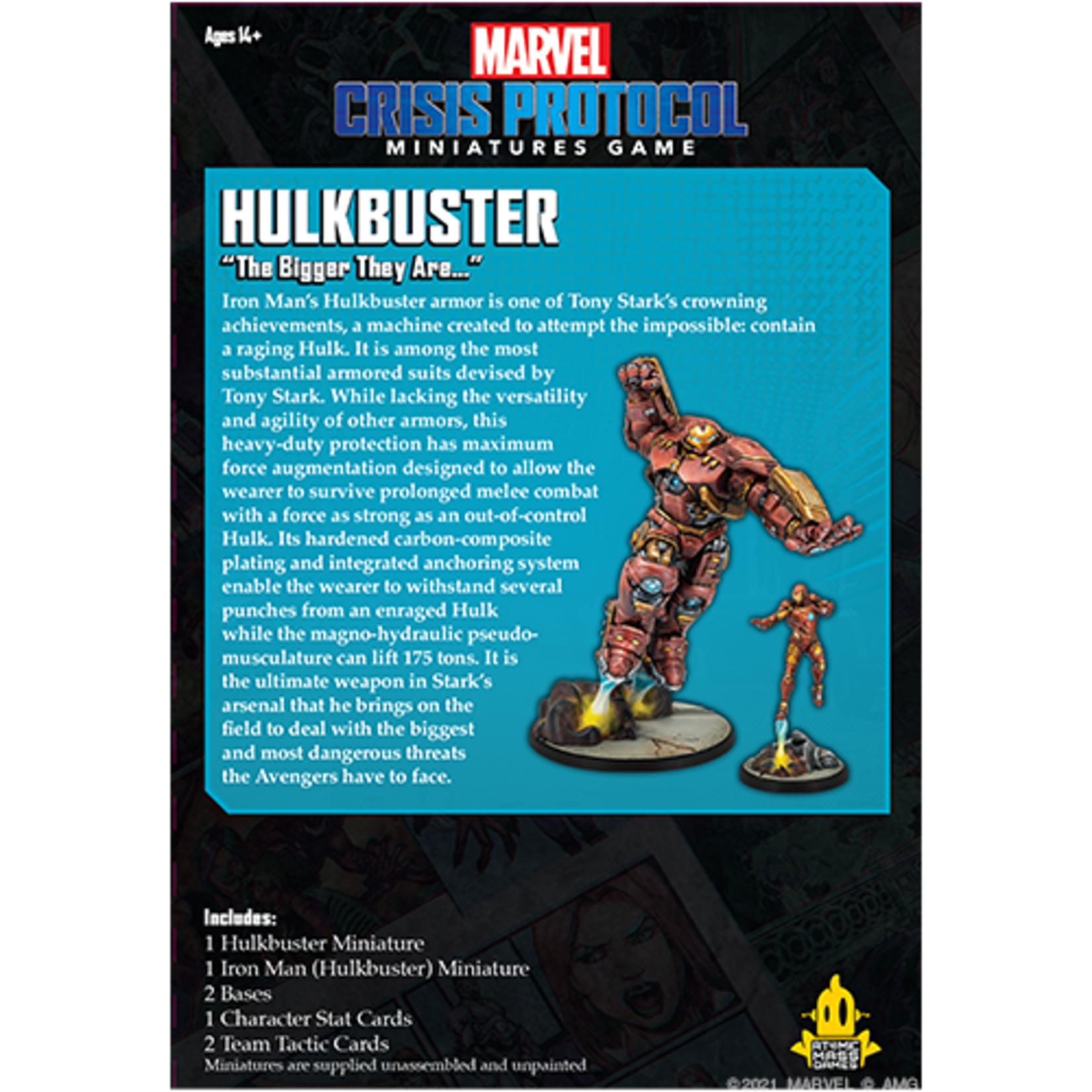 Atomic Mass Games Marvel Crisis Protocol Hulkbuster Character Pack