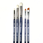 Monument Hobbies Pro Drybrush 5 Brush Set – 1 each of all sizes