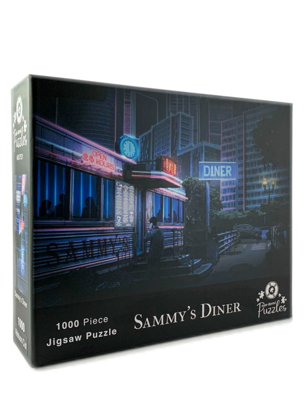 Over-Bored Puzzles Sammy's Diner 1000pc Puzzle