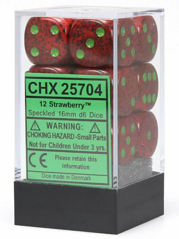 Chessex Speckled Strawberry 16mm d6 (12)