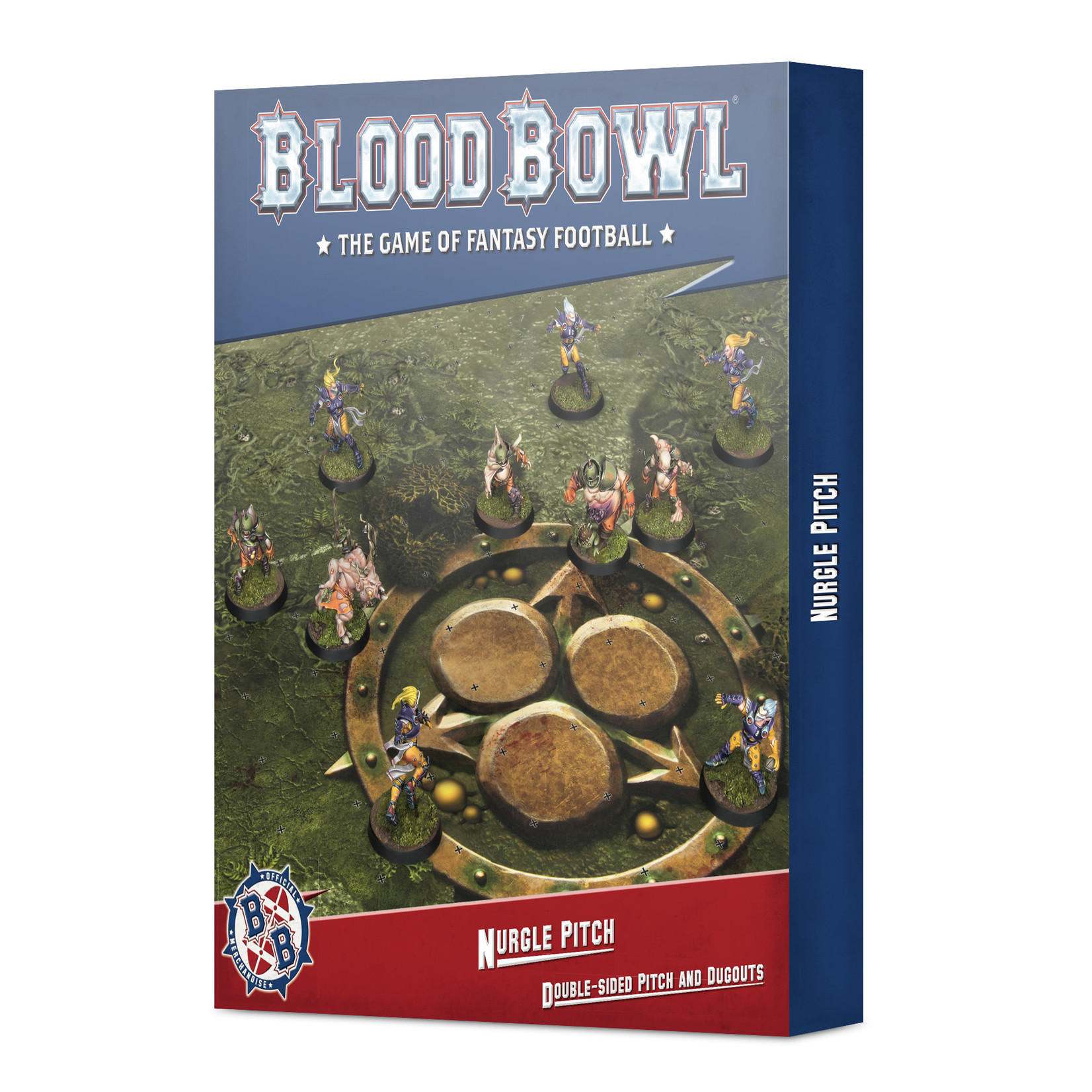 Games Workshop Blood Bowl Nurgle Team Pitch & Dougouts