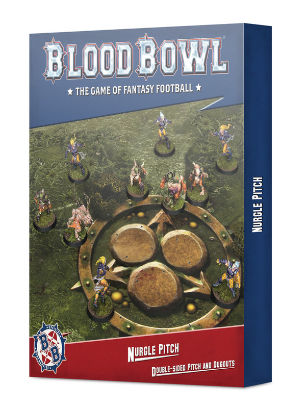 Games Workshop Blood Bowl Nurgle Team Pitch & Dougouts