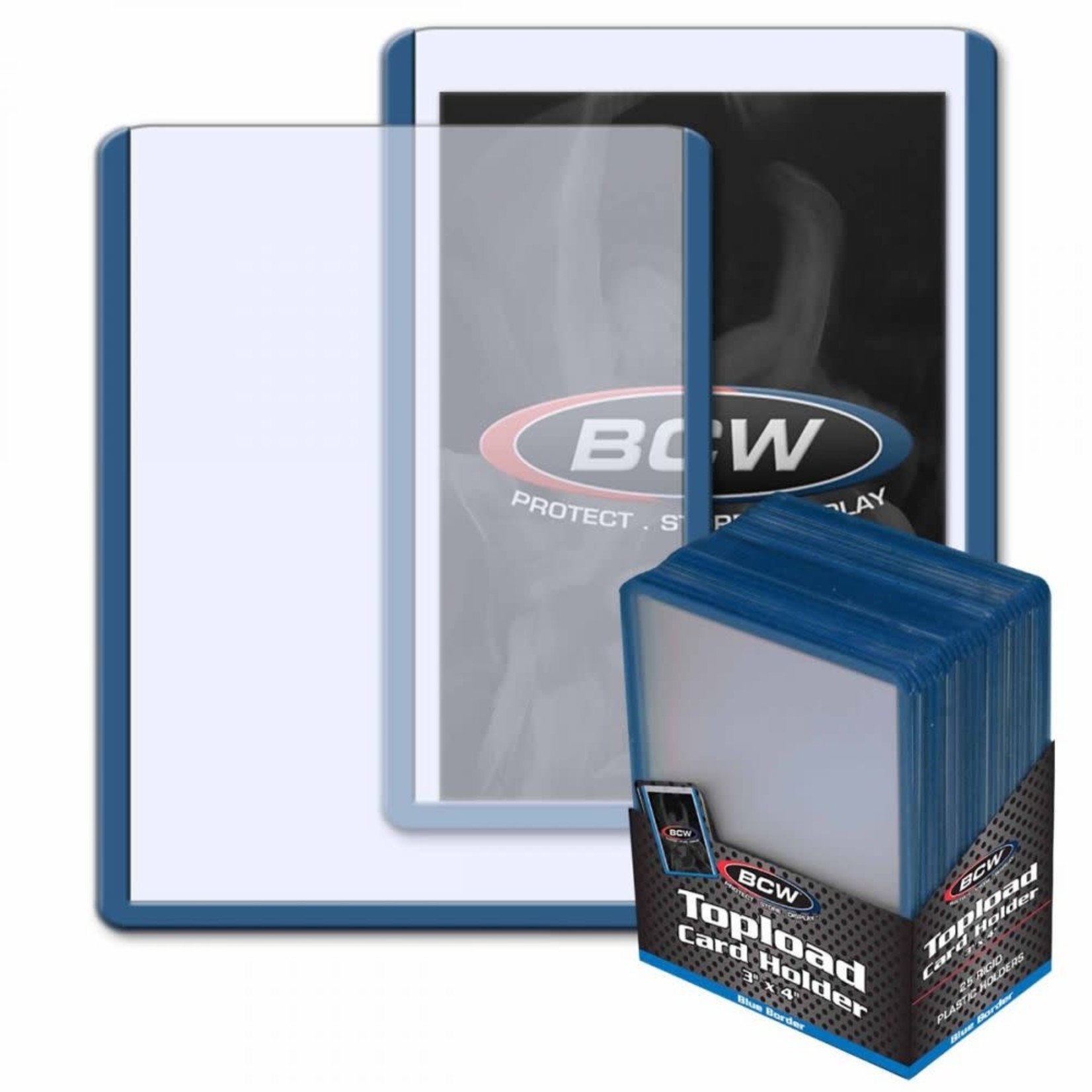 BCW Topload Holder 3x4 Blue (25)