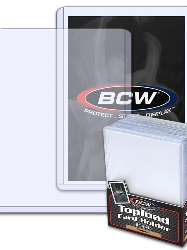 BCW Topload Card Holder 3x4 Premium 25ct