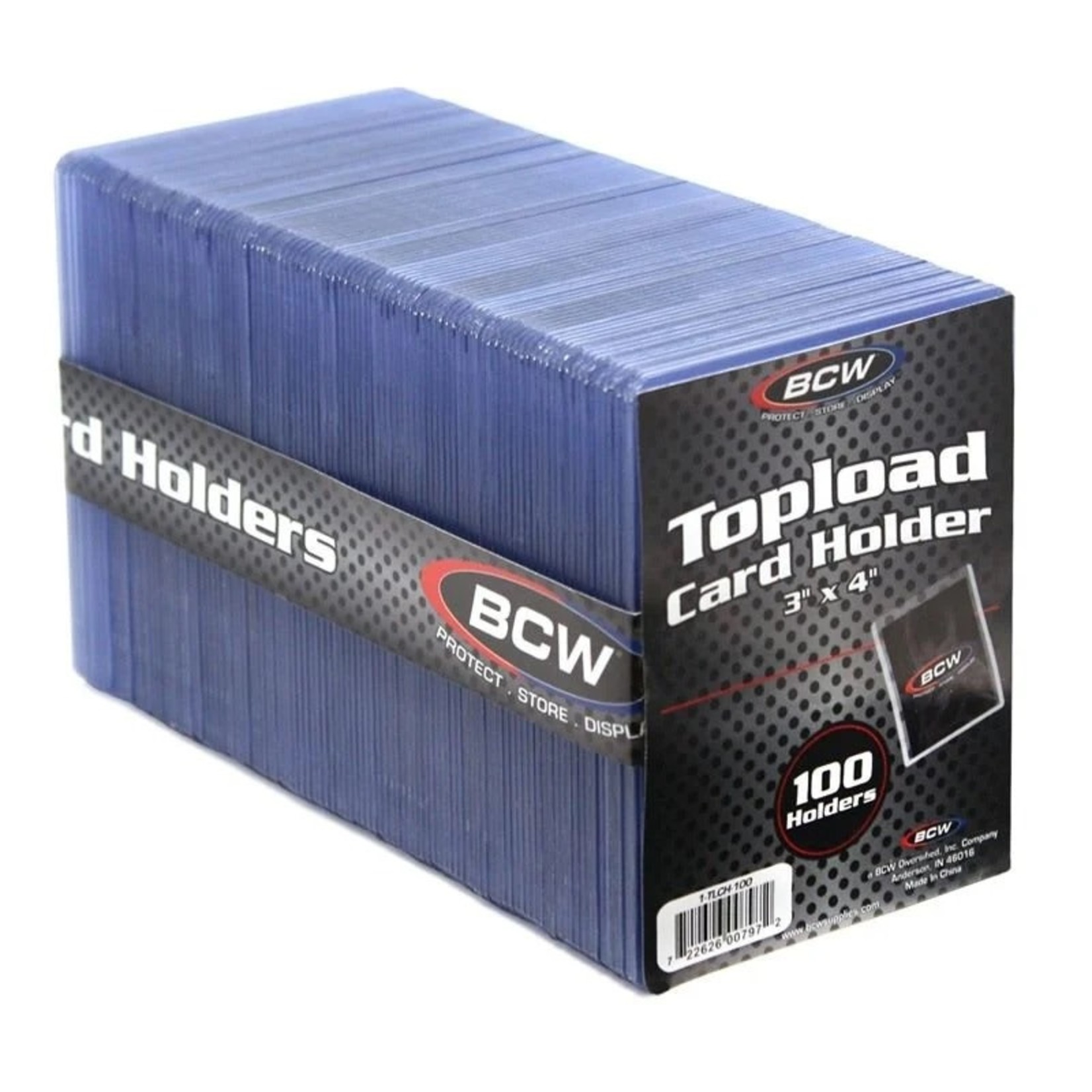 BCW Topload Card Holder 3x4 100ct