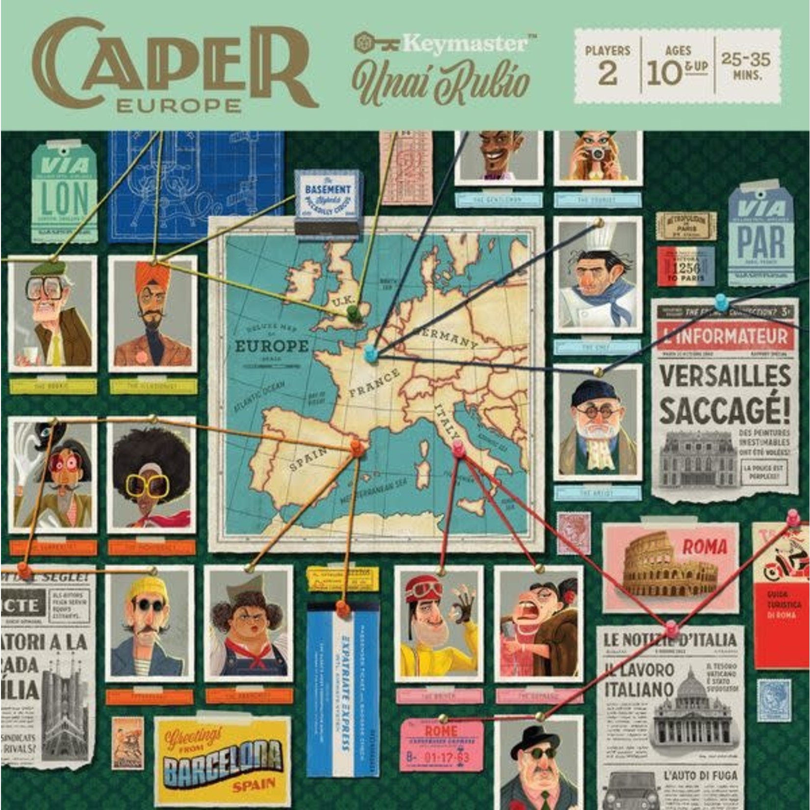 Keymaster Games Caper Europe