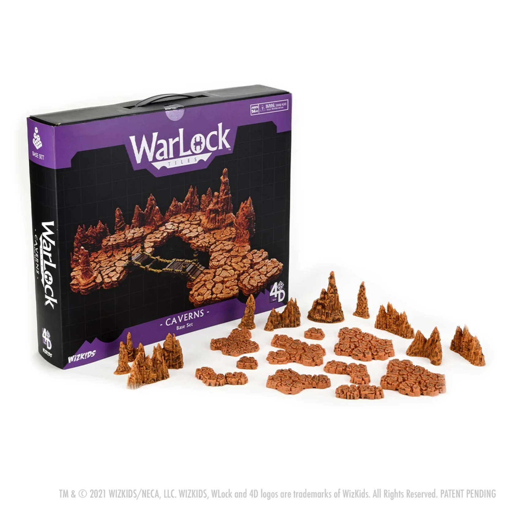 WIZKIDS/NECA Warlock Tiles: Caverns Base Set