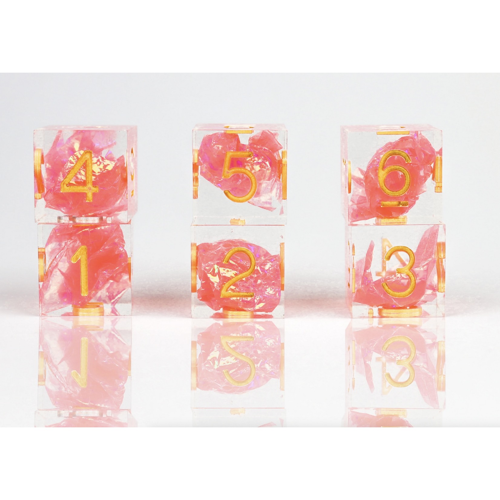 Sirius Dice D6 Dice Set (6) Sharp Flamingo