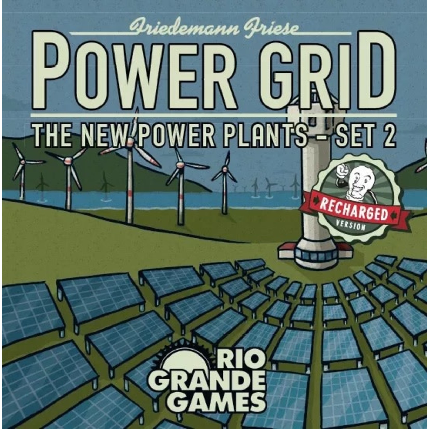 Rio Grande Games Power Grid New Power Plant Cards Set 2