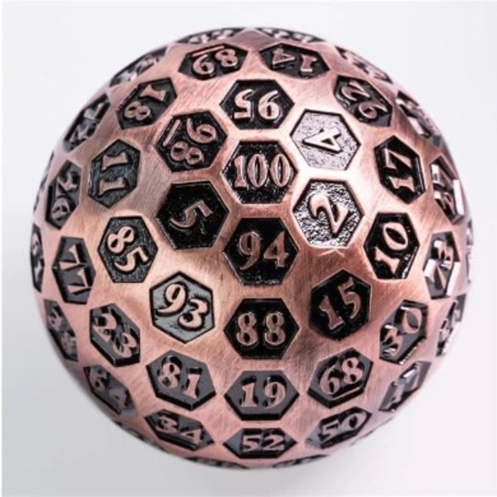 Foam Brain Games Inscribed 45mm Metal d100 Copper