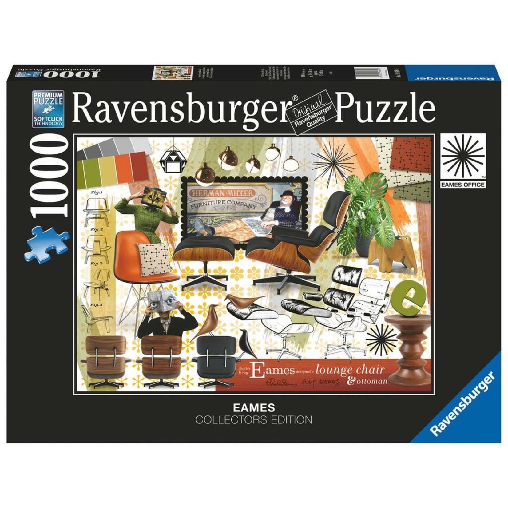 Ravensburger Eames Classic Designs 1000 pc Puzzle