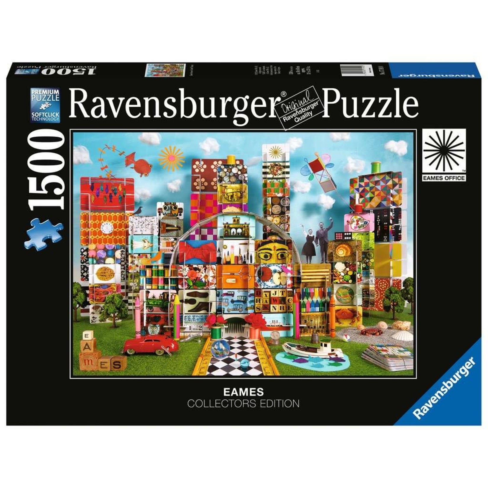 Ravensburger Eames House of CardsTM Fantasy 1500 pc Puzzle