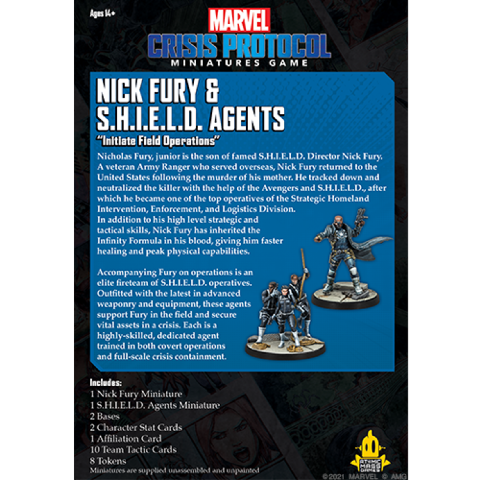 Atomic Mass Games MCP Nick Fury Jr & S.H.I.E.L.D. Agents