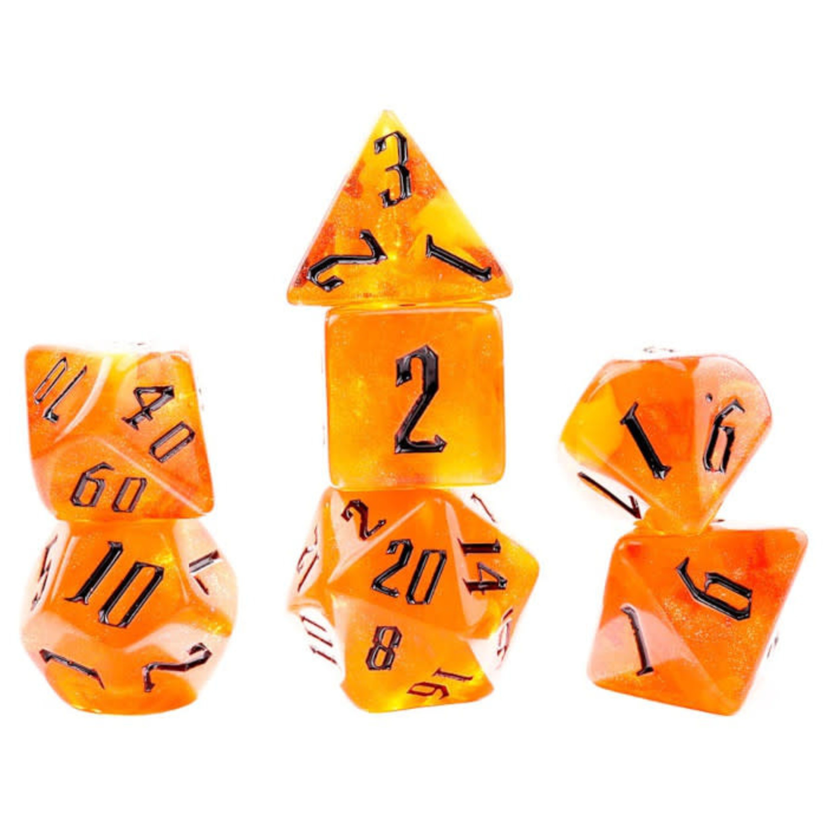 Sirius Dice RPG Dice Set (7): Fire Nebula