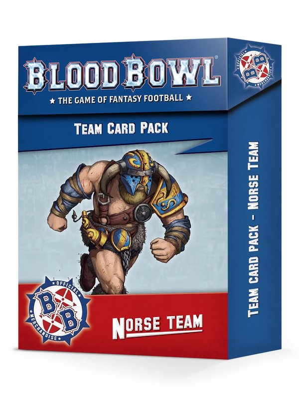 Games Workshop Blood Bowl Norse Team Card Pack