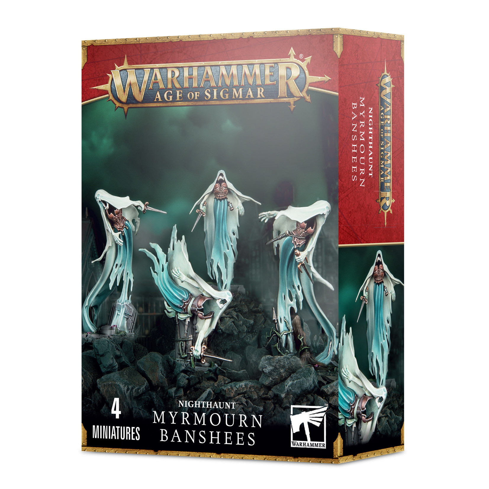 Games Workshop Easy to Build Nighthaunt Myrmourn Banshees