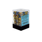 Chessex Gemini: 12mm D6 Blue Gold/White (36)