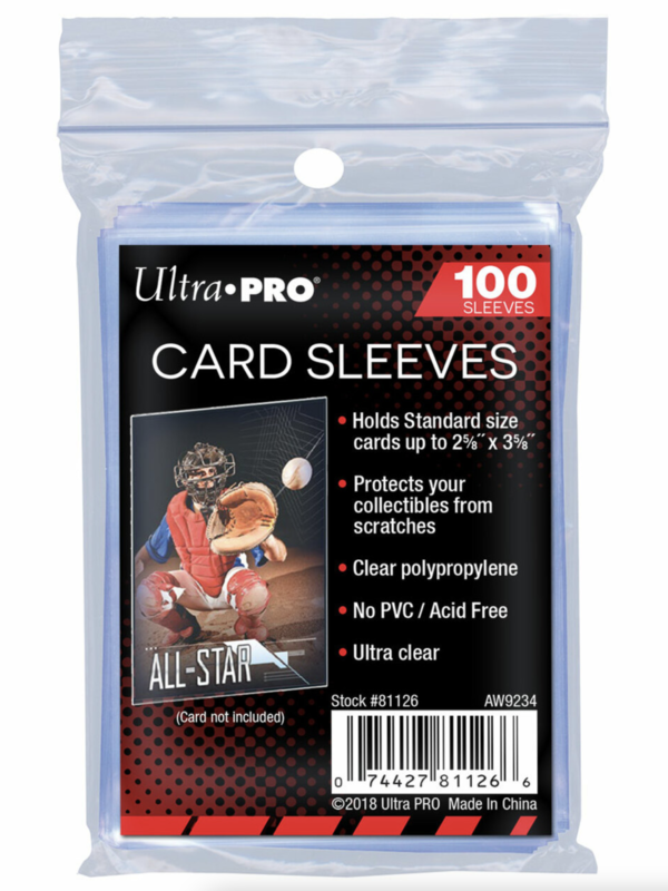Ultra Pro UP Clear Card Sleeves 100 ct
