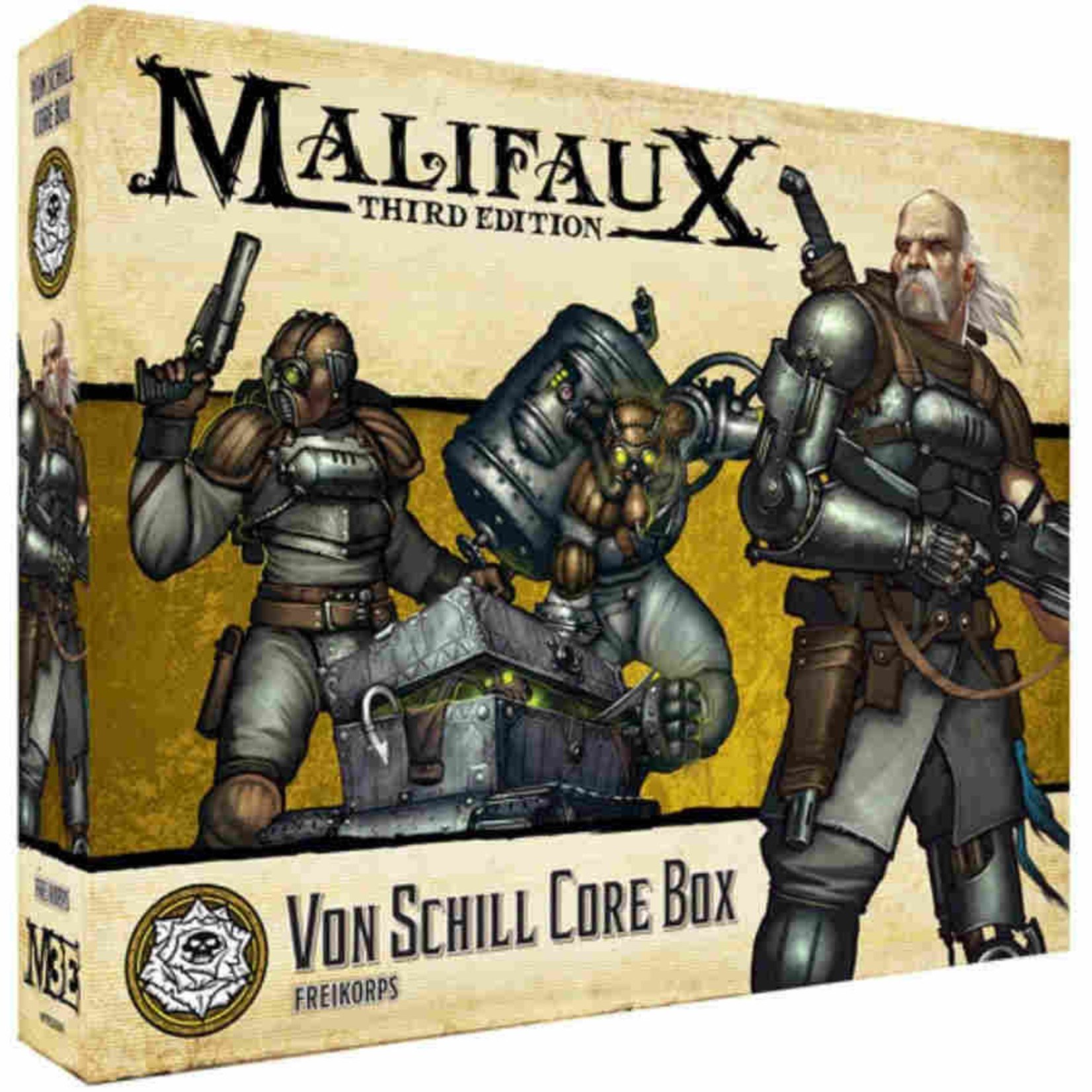 Wyrd Miniatures Malifaux Outcasts Von Schill Core Box