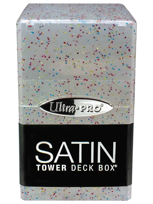Ultra Pro Satin Tower Glitter Clear